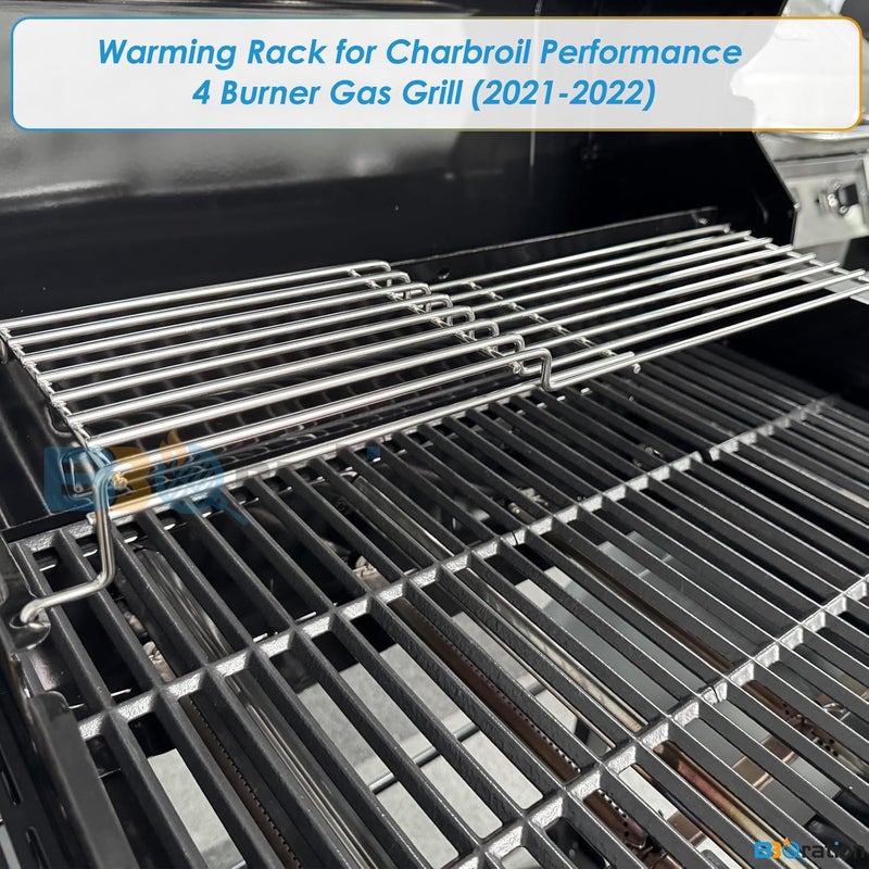 BBQration Warming Rack Grill Parts for Charbroil Performance 4 Burner 463352521 463354021 463365021 463354021 463365522, G428-0002-W1 Grill Swing Away Grid for Charbroil Grill Replacement Parts - Image 4